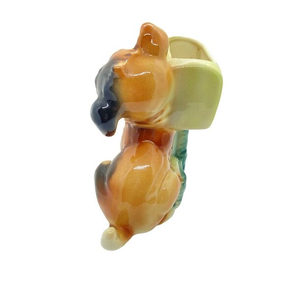 Planter Dog And US Mailbox Vintage Royal Copley Ceramic Decorative Cute Little - Picture 4 of 13